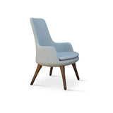 Sohoconcept Dervish Wood High Back Chair