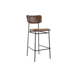 Moe's Sailor Bar Stool - Leather