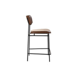 Moe's Sailor Counter Stool - Leather