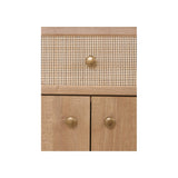 Thelma KD Rattan Small Cabinet