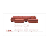 J&M Furniture 625 Sectional Sofa