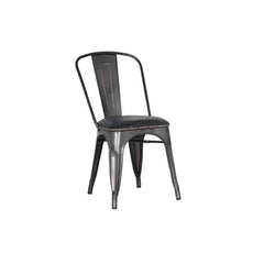 Metropolis KD PU Metal Side Chair - set of 4