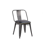 Brian PU Metal Side Chair - Set of 4