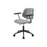 Noah KD Fabric Swivel Office Arm Chair