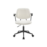 Noah KD Fabric Swivel Office Arm Chair