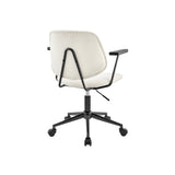 Noah KD Fabric Swivel Office Arm Chair