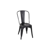 Metropolis Distressed Metal Side Chair - Set of 4