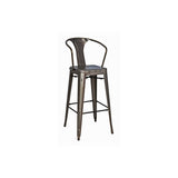 Metropolis Metal Counter Stool - Set of 4