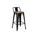 Metropolis Low Back Counter Stool - Set of 4