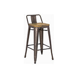 Metropolis Low Back Counter Stool - Set of 4