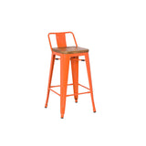 Metropolis Low Back Counter Stool - Set of 4