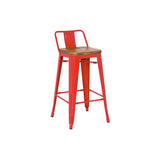 Metropolis Low Back Counter Stool - Set of 4