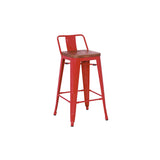 Metropolis Low Back Bar Stool - Set of 4