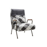 Kahlo Lounge Chair - Mono Gingham