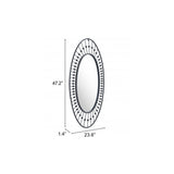 Cusp Oval Mirror