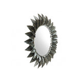 Leaf Round Mirror