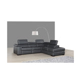 J&M Furniture Agata Premium Leather Sectional