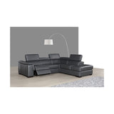 J&M Furniture Agata Premium Leather Sectional