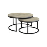 Moe's Drey Round  Nesting Coffee Table