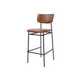 Moe's Sailor Bar Stool - Leather