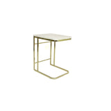 Carrara Marble Side Table