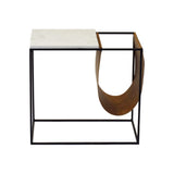 Cave Magazine Rack Table