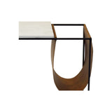 Cave Magazine Rack Table