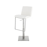 Nuevo Lewis Stool - Brushed Stainless Steel