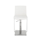 Nuevo Lewis Stool - Brushed Stainless Steel