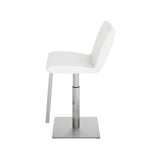 Nuevo Lewis Stool - Brushed Stainless Steel