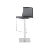 Nuevo Kailee Stool - Brushed Stainless Steel