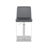 Nuevo Kailee Stool - Brushed Stainless Steel