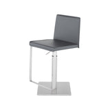 Nuevo Kailee Stool - Brushed Stainless Steel