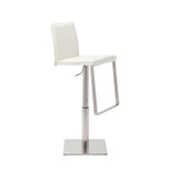 Nuevo Kailee Stool - Brushed Stainless Steel