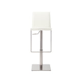 Nuevo Kailee Stool - Brushed Stainless Steel