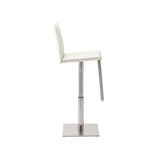 Nuevo Kailee Stool - Brushed Stainless Steel