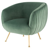 Nuevo Sofia Occasional Chair - Gold Legs