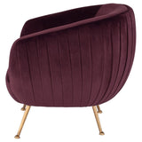 Nuevo Sofia Occasional Chair - Gold Legs