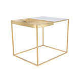 Nuevo Corbett Side Table - Gold