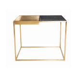 Nuevo Corbett Side Table - Gold