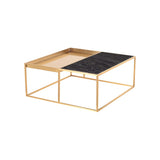 Nuevo Corbett Coffee Table - Gold