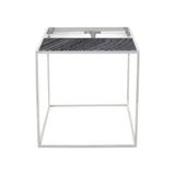 Nuevo Corbett Side Table - Steel