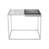 Nuevo Corbett Side Table - Steel