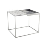 Nuevo Corbett Side Table - Steel