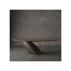 Nuevo Oblo Dining Table - Walnut