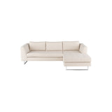 Nuevo Matthew Sectional Sofa - Stainless Steel