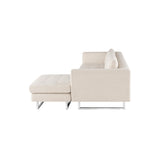 Nuevo Matthew Sectional Sofa - Stainless Steel