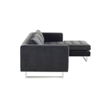 Nuevo Matthew Sectional Sofa - Stainless Steel