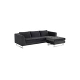 Nuevo Matthew Sectional Sofa - Stainless Steel