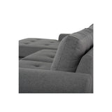 Nuevo Colyn Sectional Sofa - Brushed Stainless Steel